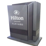 Pylon Signs Display Stand with LED Lightbox as Advertising Equipment