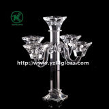 Crystal Candle Holder for Wedding Decoration with Five Posts H: 30cm)