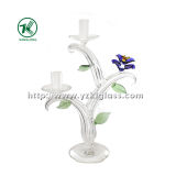 Glass Candle Holders for Home Decoration (22*9.5*32)