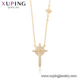 44522 Xuping Fashionable 18K Gold Plated Wholesale Necklace for Wedding Women Jewelry
