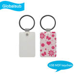 Personal Blank Sublimation USB Keychain Decoration Gifts