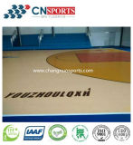Shock Reduction Silicone PU Basketball Court of Wooden Texture Style