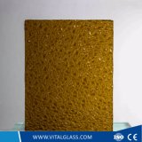 3-6mm Amber Diamond Patterned Glass with Ce&ISO9001