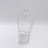1.75L Customizing Fancy Transparent Vodka Decanter Tequila Glass Bottle