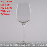 465ml Decorative Clear Colored Wine Glass