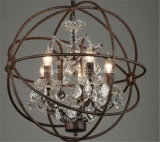 Phine Decorative Metal Ball Fashion Pendant Lamp Interior Lighting with Crystal