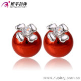 28642 New Coming Elegant Flower CZ Crystal Gold-Plated Fashion Imitation Jewelry Studs Earring