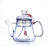 Borosilicate Glass Handmade Steaming Teapot