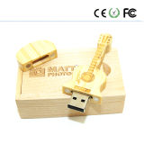 Wooden Guitar USB 2.0 Flash Memory Stick Pen Drive