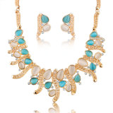 Latest Fashion Elegant Jewelry Set Artificial Custome Crystal Jewelry