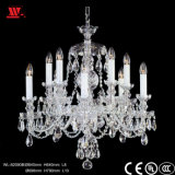 Crystal Chandelier with Glass Arms Wl-82090b