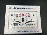 Body Glitter Sticky Adhesive Face Gems Rhinestone Flash Tattoos Stickers for Body Make up (S066)