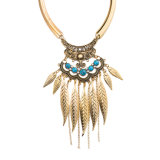Vintage Tassels Women Fashion Necklace National Style Jewelry