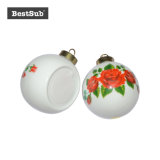 Bestsub Promotional Sublimation Ceramic Ball Christmas Ornament (SDQ01)
