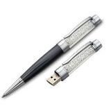 Crystal Swarovski Ballpoint Pen Drive Business Gift USB Pendrive