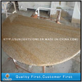 Natural G682 Rusty Yellow Stone Granite for Flooring/Wall Tiles (With Grains)
