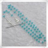 Colours Religious 8mm Plastic Beads Rosary (IO-cr235)