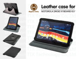 New Rotary Leather Case for Motorola Driod Xyboard 10.1 Inch 360 Degree Tablet PC Leather Case