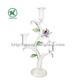 Glass Candle Holder for Decoration (19*10*37)