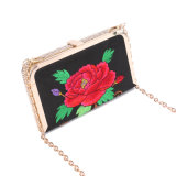 2016 Fashion Embroidery Flower Party Evening Bags Box Clutch Bag