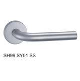 Stainless Steel Hollow Tube Lever Door Handle (SH99SY01 SS)