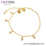 74936 Fashion 24K Gold Plated Big Wide Jewelry Bracelet in Metal Alloy