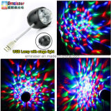 2 in 1 USB Lamp with Stage Light LED Rotating Projection Effects Light