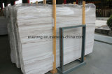 Chinese Crystal Wooden White Vein Palissandro Marble Tile