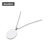 Bestsub Personalized Oval-Shaped Zinc Alloy Printed Dog Tag (MDT04)
