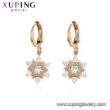 25600 Fashion Hot Sales Diamond Earring Drop in 18K Gold Color