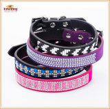 China Six Colors Crystal Rhinestones Bling Dog Cat Collars (KC0154)