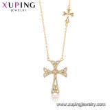 44560 -Xuping Jewelry Fashion Top Quality 18K Gold Plated Chains Necklace Without Stone Imitation Jewelry