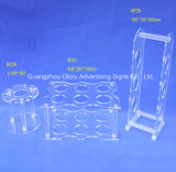 Transparent Plexiglass Cast Acrylic Holder for Comestics Display