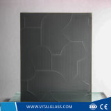 3-6mm Grey Puzzle Patterned Glass with Ce & ISO9001