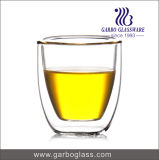 3oz High Quality Borosilicate Double Wall Glass Tumbler for Hot Water Drinking GB500110080