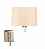 Metal Wall Lamp with Fabric Shade (WHW-802)
