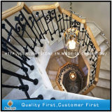 Natural White/Beige/Black Marble Steps Stairs for Indoor Decoration