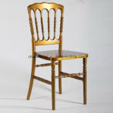 Wedding Commercial Furniture Gold Acrylic Resin Napoleon Chair