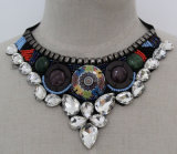 Lady High Quality Beaded Crystal Choker Fashion Necklace (JE0164-1)