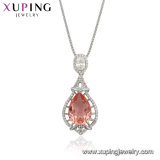 44304 Xuping Hottest Selling Tear Drop Shape Crystals From Swarovski Women Necklace Jewelry