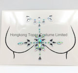 2018 Popular Skin Safe Party Crystal White Studs Body Jewels Chest Tatto Stickers (E27)