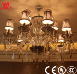 Crystal Chandelier with Glass Arms D5-9X-L20