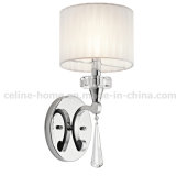 Iron Wall Lamp with Crystal Decoration (C017-1W)