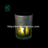 Color Double Wall Glass Candle Cup by SGS (KLB130916-220)