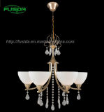 European Design Crystal Chandelier Lighting with Glass (D-8147/5)