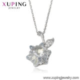 Necklace-00449 Xuping Flower Shape Crystals From Swarovski Fashion Necklace Jewelry