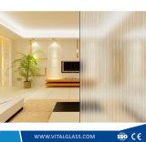 Clear Patterned Glass with Ce, ISO