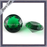Emerald Color Round Shape Glass