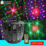 Derby Butterfly LED Laser Flower Light DMX512 Disco Light