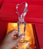 Promotion High Quality Clear Creative Crystal Trophy Awards for Achievement Award